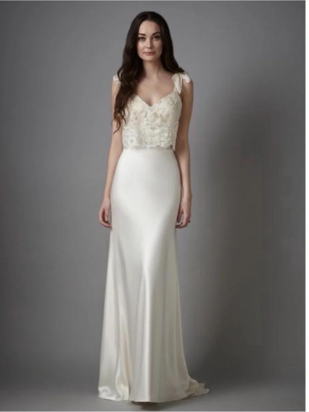 Catherine Deane Mae BHLDN Skirt Wedding Satin